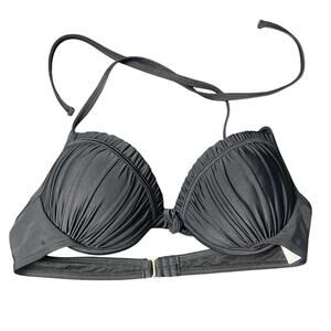 Inmocean Black Push-Up Bikini Swim Top Size L